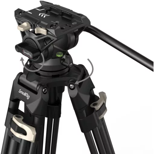 Smallrig 3751B Heavy Duty Fluid Head Statief AD 01
