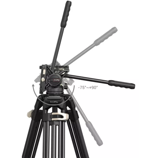 Smallrig 3751B Heavy Duty Fluid Head Statief AD 01