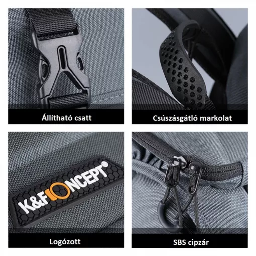 K&F Concept 13.098V2 pro camera backpack 22L - black