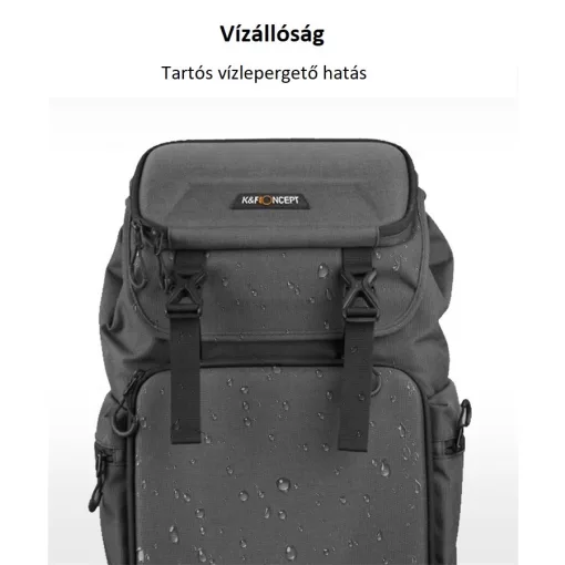 K&F Concept 13.098V2 pro camera backpack 22L - black