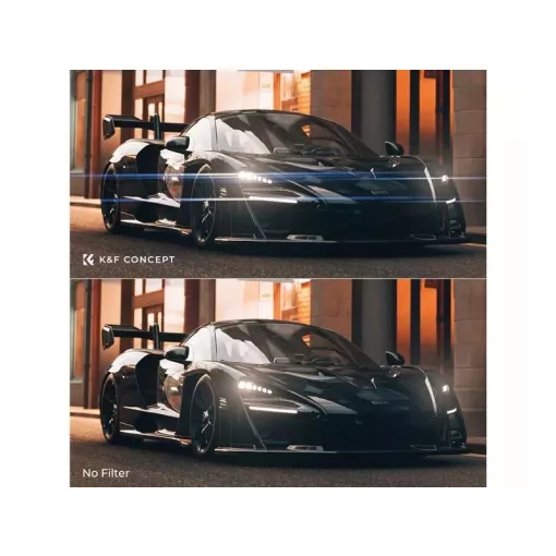 K&F Concept NANO-X series, Blue Streak szűrő, vízlepergető, karcálló, zöld bevonat, 77mm (KF-01-2101)