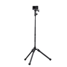 K&F Concept E224A3+BH-18 állvány, 170cm magasság, 4kg teherbírás, selfi bot, bluetooth kioldó (KF-09-120)