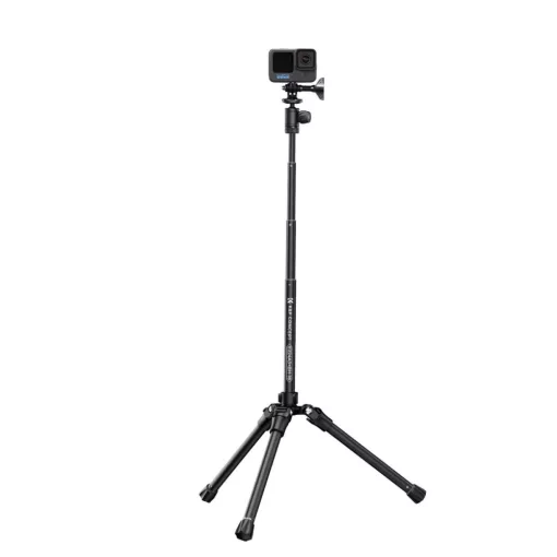 K&F Concept E224A3+BH-18 állvány, 170cm magasság, 4kg teherbírás, selfi bot, bluetooth kioldó (KF-09-120)