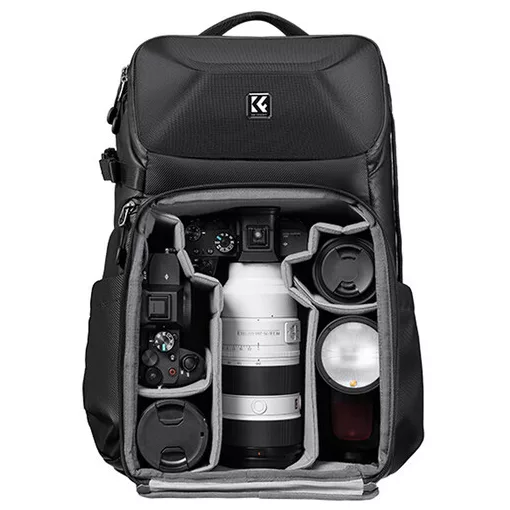 K&F Concept Alpha Backpack 20L, fotós hátizsák, vízálló, fekete (KF-13-144)