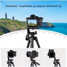 K&F Concept B174A1 állvány, telefontartó adapterrel, bluetooth kioldóval (KF-09-125)