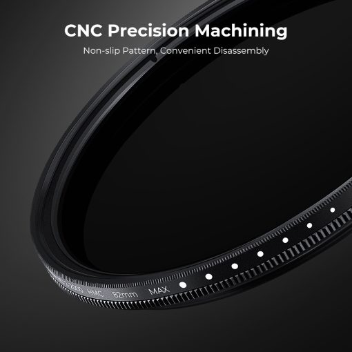 K&F Concept C Series Ultra-thin, VARIO ND 2-2000 változtatható szürkeszűrő, 52mm (KF-01-2440)