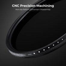 K&F Concept C Series Ultra-thin, VARIO ND 2-2000 változtatható szürkeszűrő, 55mm (KF-01-2441)