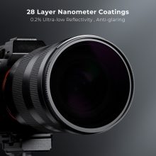 K&F Concept NANO-X ND100000 szűrő, napszűrő, vízlepergető, karcálló, 77mm (KF-01-2517)