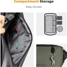 K&F Concept Alpha Sling 10L, fotós oldaltáska, fekete-szürke (KF-13-157V1)