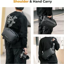 K&F Concept Alpha Sling 10L, fotós oldaltáska, fekete-szürke (KF-13-157V1)