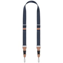 K&F Concept lapos nyakpánt gyorskioldó csattal, 3,2cm x 100-160cm, kék (KF-13-115V2)