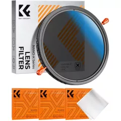   K&F Concept NANO-X, CPL+VARIO ND2-32 szűrő, w/o black cross, HD, vízlep,karcálló,törlőkendő,V2, 67mm (KF-01-1085V2)