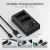   K&F Concept hordozható dupla USB-C akkumulátor LC-E10 töltő + 2db LP-E10 akkumulátor 1200mAh (KF-28-0028)