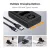   K&F Concept hordozható dupla USB-C akkumulátor MH-32 töltő + 2db EN-EL25 akkumulátor 1600mAh (KF-28-0031)