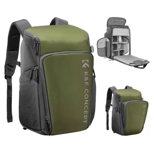 K&F Concept Alpha Air fotós hátizsák 25L, zöld (KF-13-128V1)