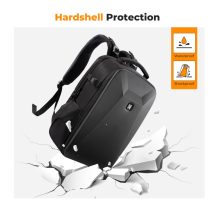 K&F Concept hardshell professzionális kamera hátizsák, 22L, 15.6 laptop zseb, fekete (KF-13-134)