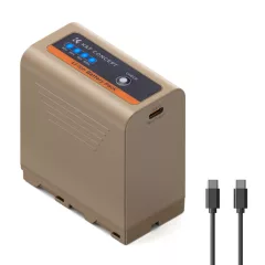   K&F Concept NP-F970 akkumulátor 10500mAh, USB-C csatlakozóval (KF-28-0036)