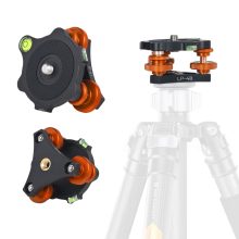 K&F Concept LP-48 állványfej, 3db szintező, 2db vízszintjelző, 15kg teherbírás (KF-31-104)