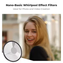 K&F Concept Nano-B Series Halo Swirl, spirál hatás effekt szűrő, 67mm (KF-01-2711)
