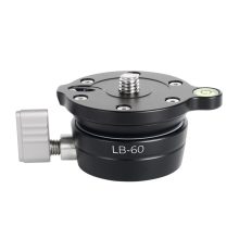 K&F Concept LB-60 panoráma állvány fej, 10kg teherbírás, 3/8"-os csatlakozás, vízszintjelző (KF-31-102)