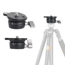 K&F Concept LB-60 panoráma állvány fej, 10kg teherbírás, 3/8"-os csatlakozás, vízszintjelző (KF-31-102)