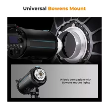 K&F Concept 60cm átmérőjű, parabolic softbox, gyorscsatlakozás, méhsejt rács, Bowens csatlakozás (KF-18-0008)