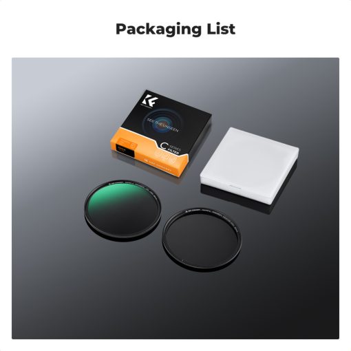 K&F Concept C Series CPL mágneses cirkuláris polár szűrő, mágneses adapterrel, 77 mm (KF-01-2666)