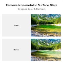 K&F Concept C Series CPL mágneses cirkuláris polár szűrő, mágneses adapterrel, 82 mm (KF-01-2667)