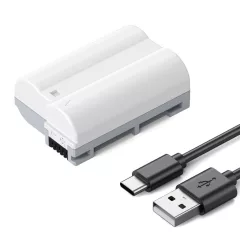   K&F Concept EN-EL15C akkumulátor 2600mAh, USB-C csatlakozóval (KF-28-0041)
