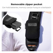 K&F Concept fényképezőgép pánt gyors kioldással, barna-szürke (KF-13-184)