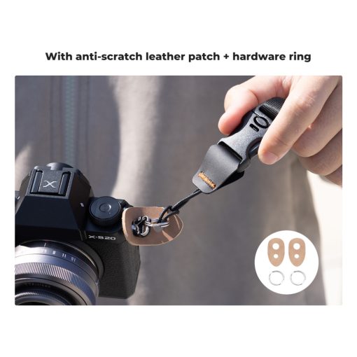 K&F Concept fényképezőgép pánt gyors kioldással, barna-szürke (KF-13-184)