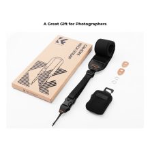 K&F Concept fényképezőgép pánt gyors kioldással, barna-szürke (KF-13-184)