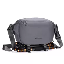 K&F Concept Alpha Sling 10L, fotós oldaltáska, sötét szürke (KF-13-157V6)