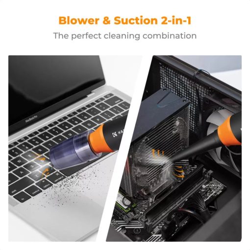 K&F Concept V1 14in1 beépített akkumulátoros porfújó, porszívó, 150000RPM (KF-2318V1)