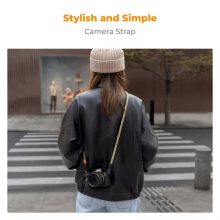 K&F Concept Urban Wander nyakpánt, 1cm x 100cm, kötél-szerű, fekete (KF-13-196)