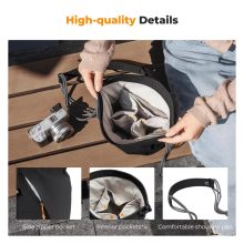 K&F Concept Urban Wander 11, 5L, fotós oldaltáska, fekete (KF-13-168V2)