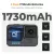   K&F Concept hordozható tripla USB-C akkumulátor töltő +3db GoPro Hero 12/11/10/9 akkumulátor 1730mAh (KF-28-0032V1)