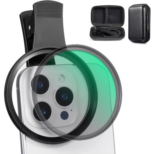 K&F Concept unverzális csipeszes szűrőtartó mobiltelefonokhoz, 67mm (KF-31-142)