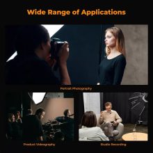 K&F Concept 65cm átmérőjű, octagonal softbox, gyorscsatlakozás, méhsejt rács, Bowens (KF-18-0015)