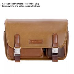   K&F Concept Sling Bag 10L Urban Wander 11, Gobi brown, bőrhatású felület, sötét barna (KF-13-142V1)
