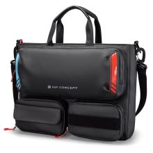 K&F Concept multifunkciós digitális eszköz tároló válltáska, 15,6" laptophoz, fekete (KF-13-225)
