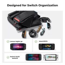 K&F Concept multifunkciós digitális eszköz tároló válltáska, 15,6" laptophoz, fekete (KF-13-225)