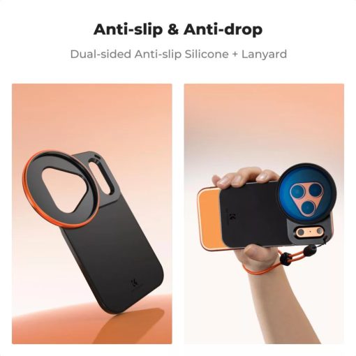 K&F Concept MagSafe szűrőtartó adapter 58 mm CPL szűrővel, iPhone 17 Pro (KF-15-0018)