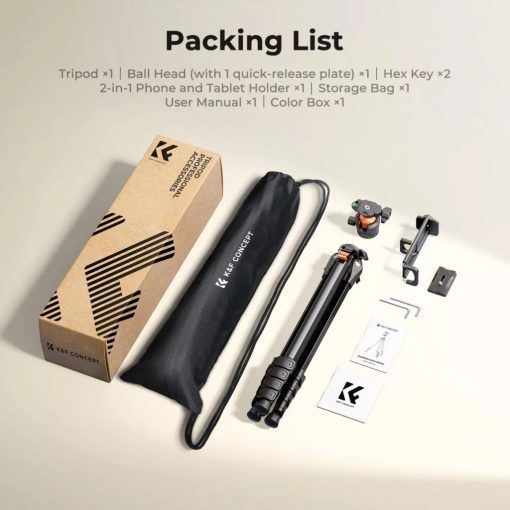 K&F Concept A305A1 + BH-40 állvány, telefon adapter (KF-09-170)