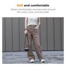 K&F Concept Urban Wander nyakpánt, 1cm x 100cm, kötél-szerű, fekete-fehér (KF-13-196V4)