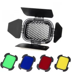 Godox Barndoor, color filter set for AD200 (BD-07)