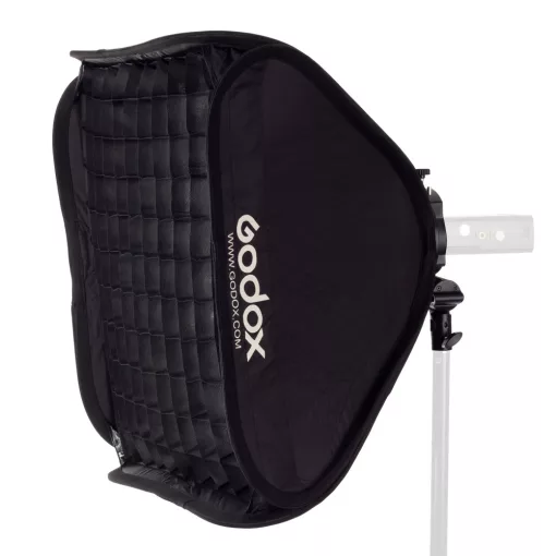 Godox 60x60cm softbox for speedlite with S2 S-type holder and grid SGGV6060