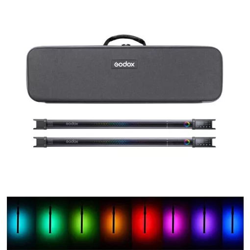 Godox TL60 Tube Light (RGB - 2700K-6500K, 18W) - Two light Kit (light stick)
