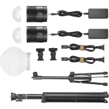 Godox LC30D-K2 Litemons Tabletop Video double Light kit (5600K-30W) 