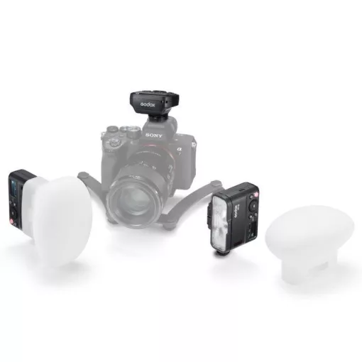 Godox Macro Ring Flash Two Light Kit MF-12